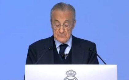 فلورنتينو بيريز رئيس ريال مدريد في قضية مرتبطة ببرشلونة وجلسة صلح مرتقبة