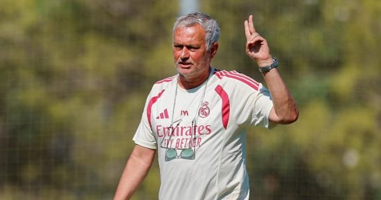 مورينيو يتحدث في المؤتمر الصحفي قبل مباراة ريال مدريد وإنتر ميلان