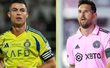 مقارنة أرقام ميسي ورونالدو في آخر 100 مباراة