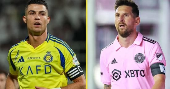 مقارنة أرقام ميسي ورونالدو في آخر 100 مباراة