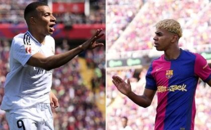 برشلونة وريال مدريد في مواجهة الكلاسيكو على ملعب كامب نو
