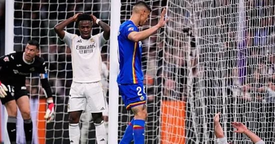 فينيسيوس جونيور لاعب ريال مدريد بعد صدور عقوبة الإيقاف في الدوري الإسباني