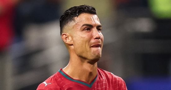كريستيانو رونالدو مع منتخب البرتغال قبل مواجهة الدنمارك في دوري الأمم الأوروبية
