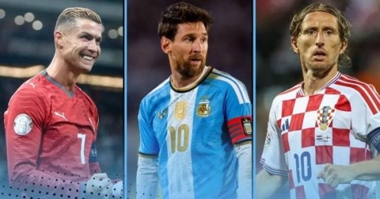 ميسي ورونالدو ومودريتش ضمن قائمة اللاعبين الذين تجاوزوا الألف مباراة